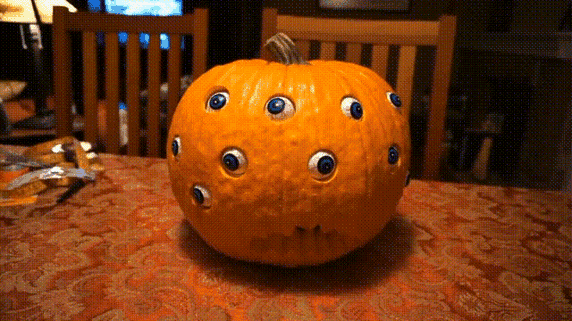 đCitrouille d'Halloween effrayante