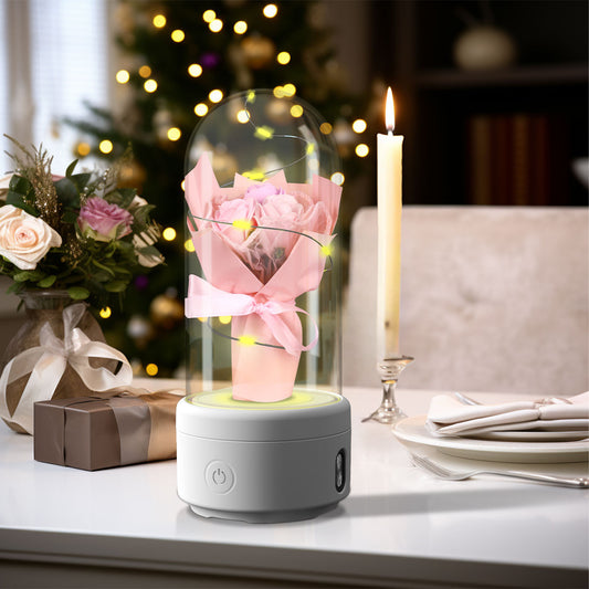Bouquet LED et haut-parleur Bluetooth