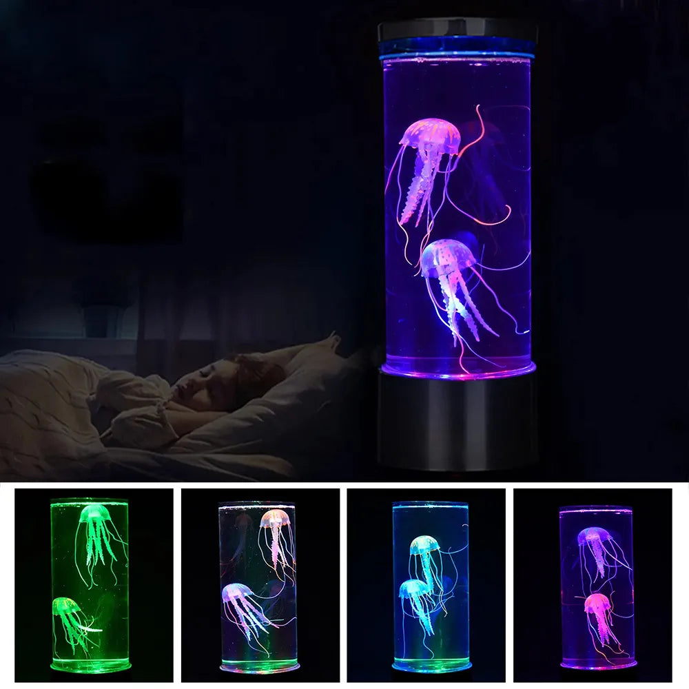 Lampe Aquarium avec Méduses