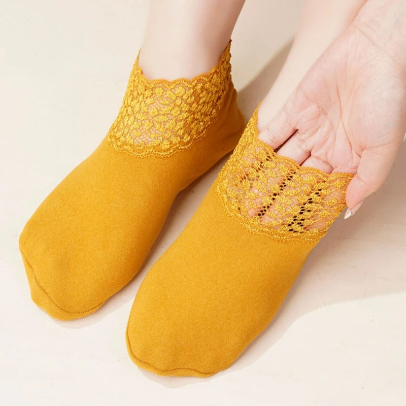 Chaussettes à dentelle (lot de 3 paires)