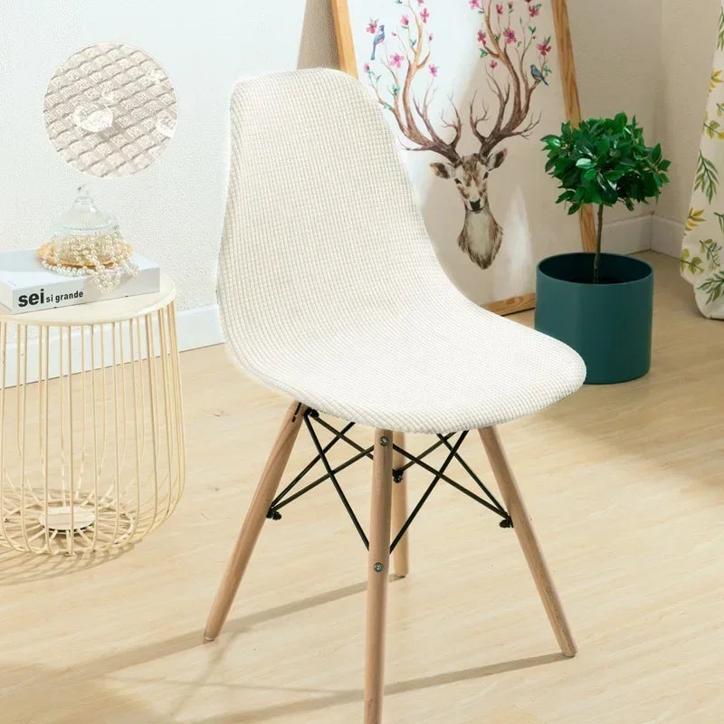 Housses de chaise scandinave en polaire extensible – Lot de 2 ou 4