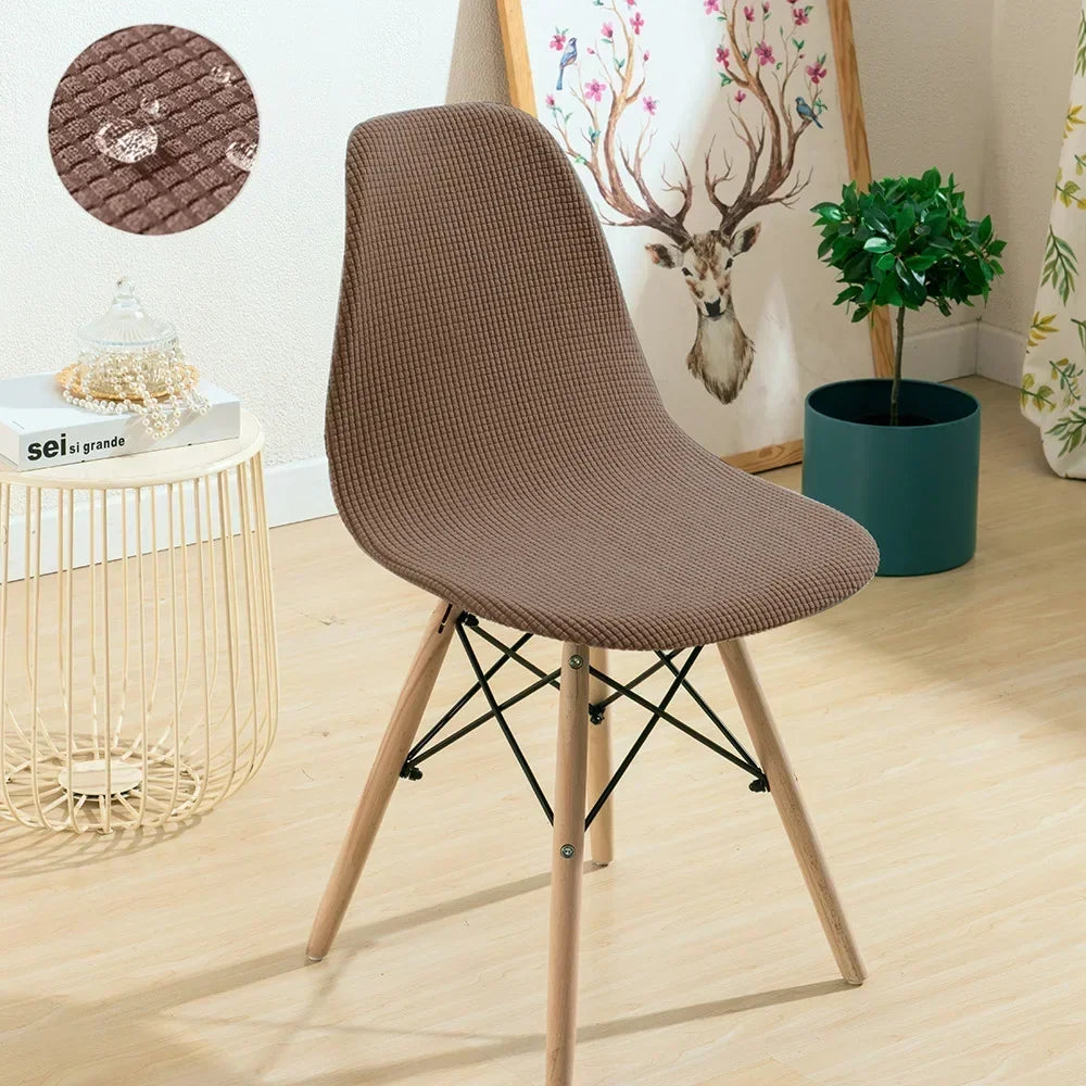 Housses de chaise scandinave en polaire extensible – Lot de 2 ou 4