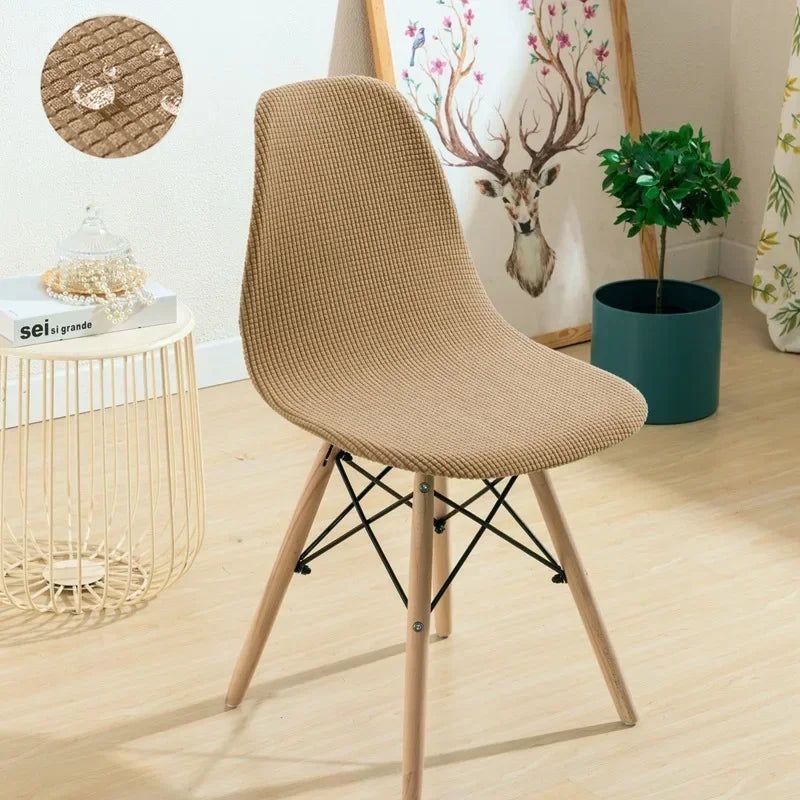 Housses de chaise scandinave en polaire extensible – Lot de 2 ou 4