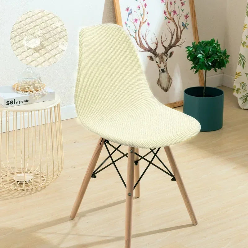 Housses de chaise scandinave en polaire extensible – Lot de 2 ou 4