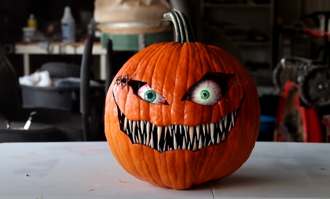 đCitrouille d'Halloween effrayante