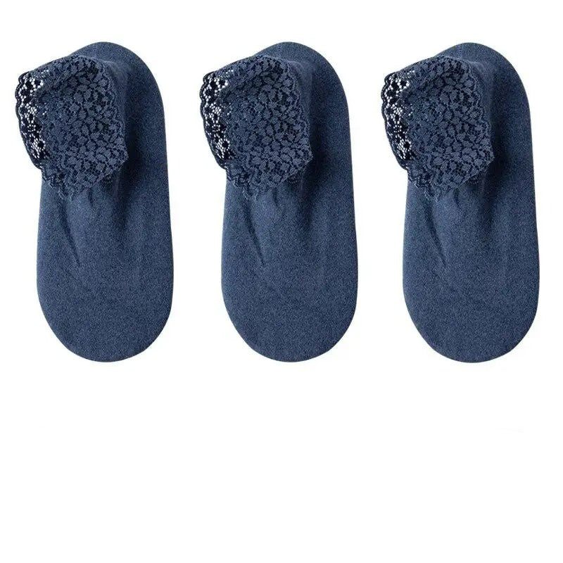 Chaussettes à dentelle (lot de 3 paires)