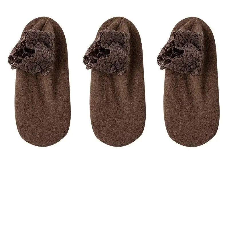 Chaussettes à dentelle (lot de 3 paires)