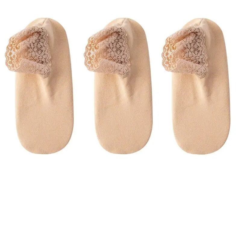 Chaussettes à dentelle (lot de 3 paires)