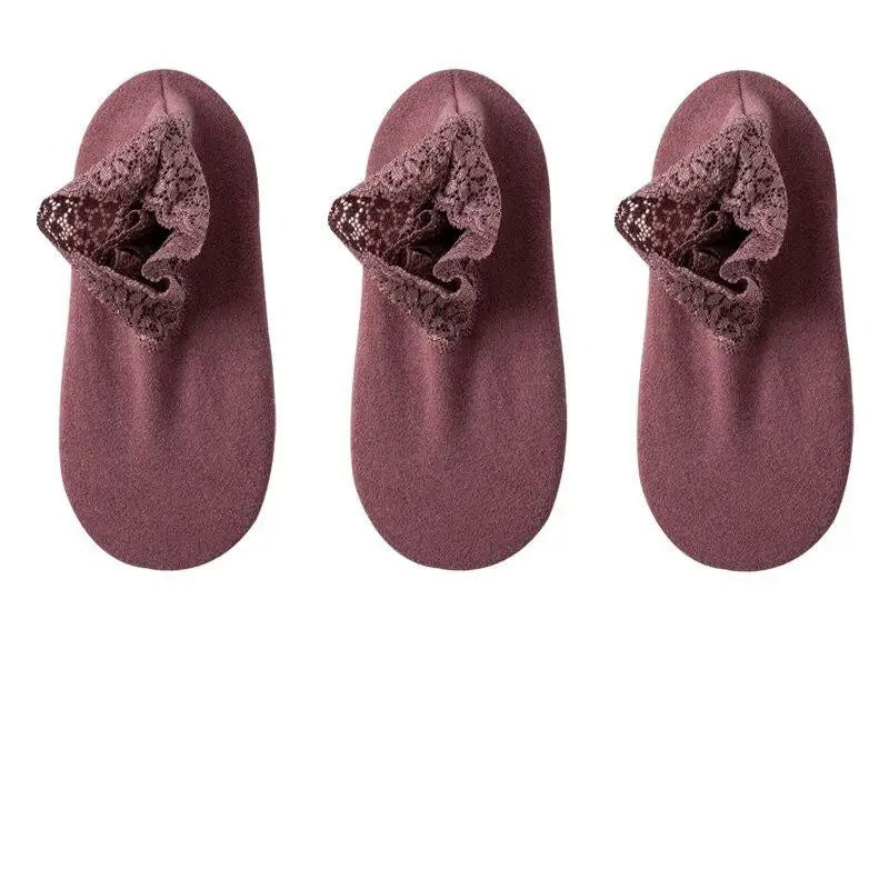 Chaussettes à dentelle (lot de 3 paires)