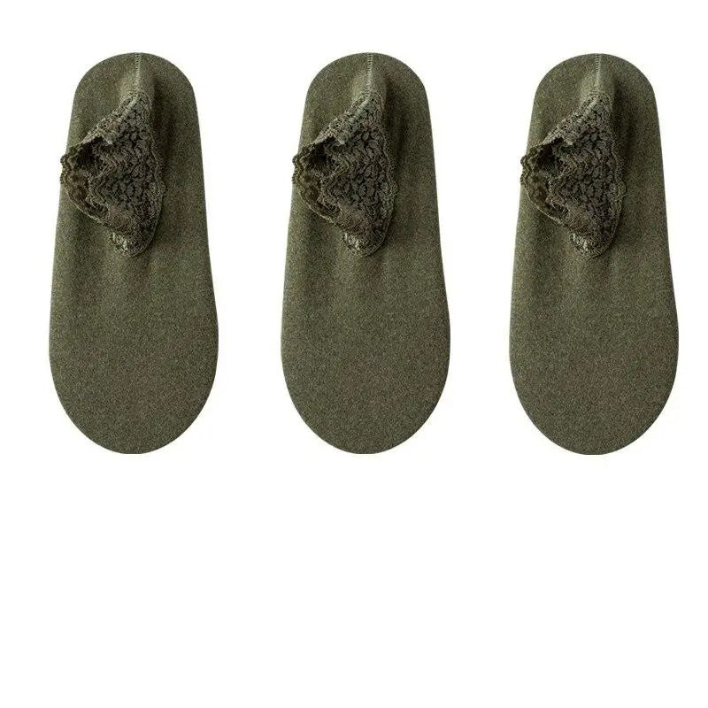 Chaussettes à dentelle (lot de 3 paires)
