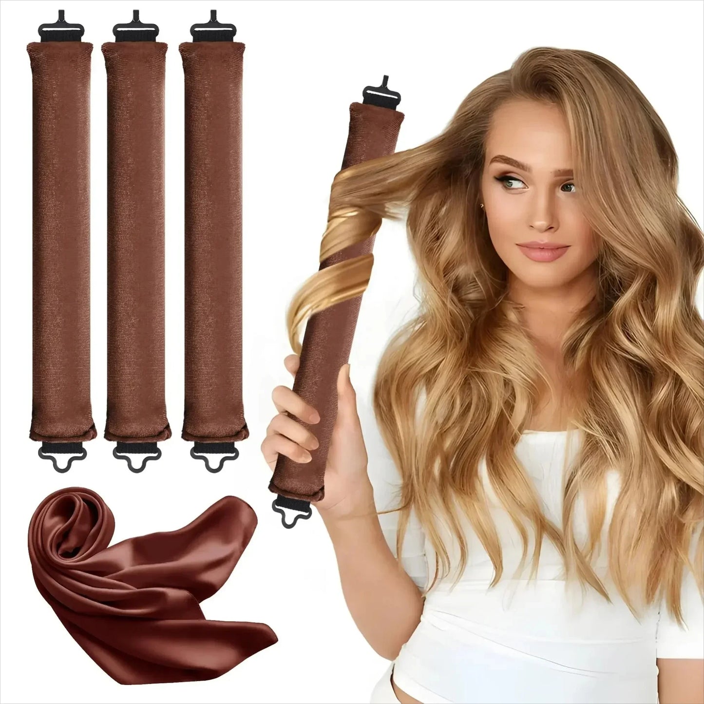 Big Bigoudis | Le secret pour un effet brushing et des boucles glamour sans chaleur !
