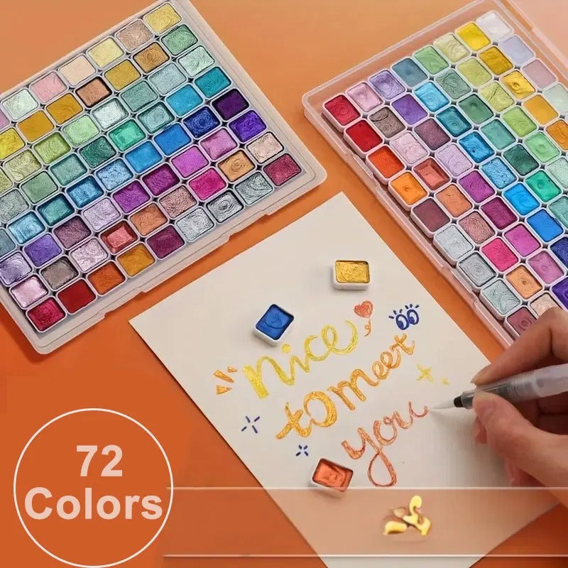 Set de Peinture Aquarelle Glossy