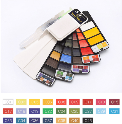 Kit de peinture Aquarelle