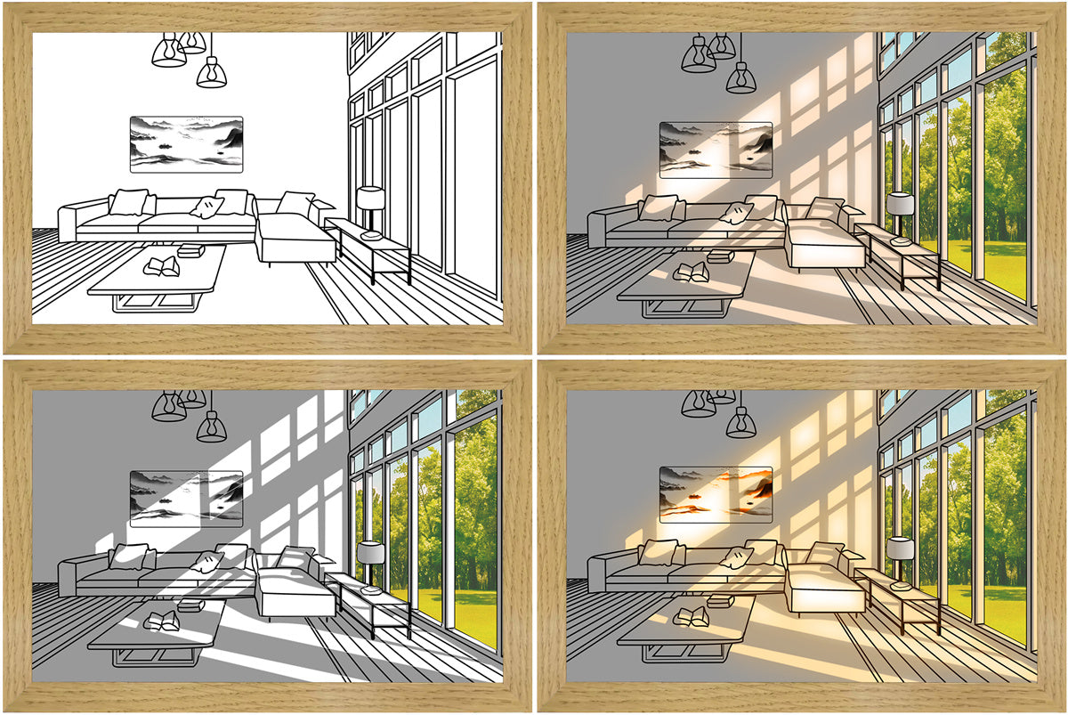 Tableau lumineux à LED