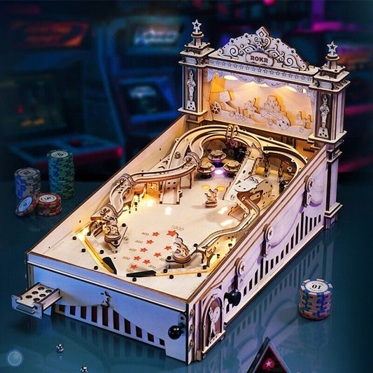 Pinball 3D - Flipper en bois 3D