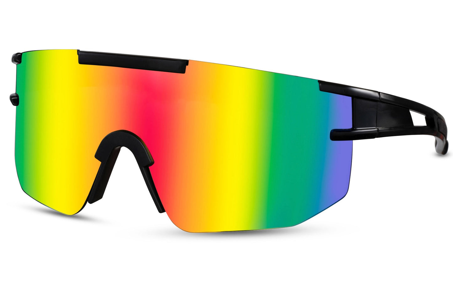 Lunettes de soleil surdimensionnées arc-en-ciel