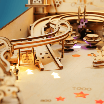 Pinball 3D - Flipper en bois 3D