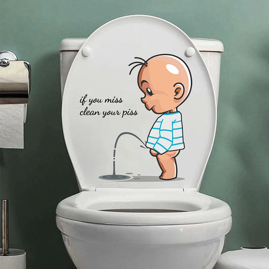 Autocollant de toilette Bébé