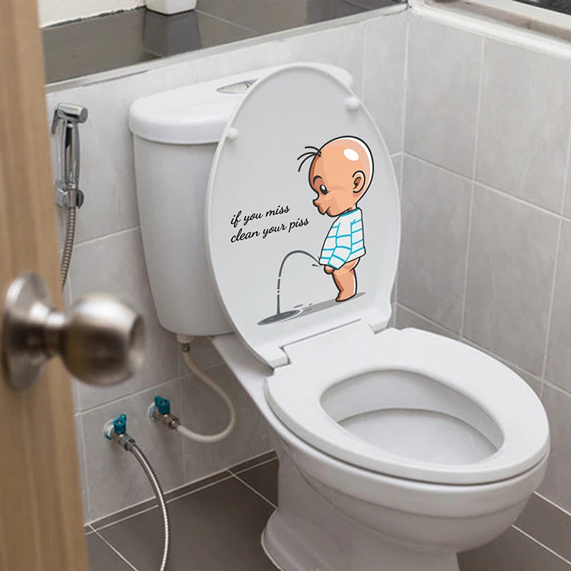 Autocollant de toilette Bébé