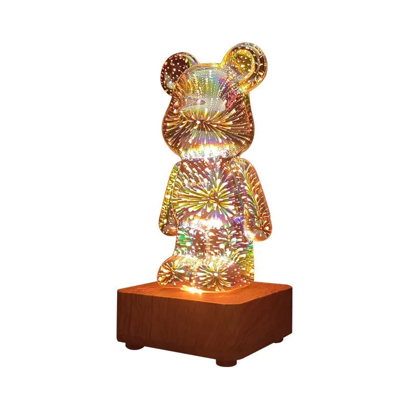 Lampe Ours Feu d'Artifice