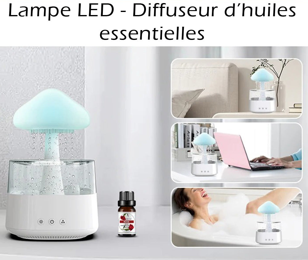 Veilleuse diffuseur d'huiles essentielles Champignon